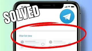 How to change the chat list view on Telegram