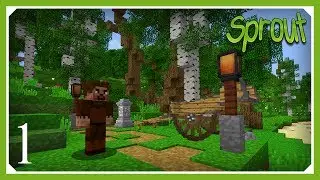 Minecraft Sprout - Scavenger Mode | Sprout! | E01 (Modded Minecraft 1.10.2 Survival Let's Play)