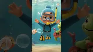 Chalo Samundar De Thalle 🌊🐠 | DingDing Media | #childrenssongs