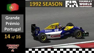 1992 - Race 14 - Portugal (GP4 F1 History Simulation)
