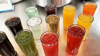 Hyderabad Famous Falsa Drink | 35 Years Old Sharbath Bandi | 20 Flavors | Rs 10 Only | Summer Drinks