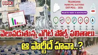 Telangana Municipal Elections 2026 Exit Poll Survey Report || BRS Vs Congress Vs BJP || BRK News