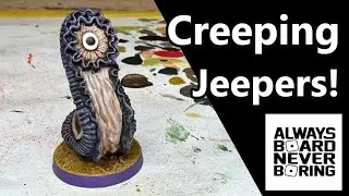 Painting Giant Worms for Stalagbite! | The Creeping Jeepers Slither Onto the Hobby Table | Sponsored