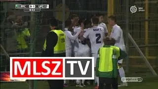 Bal&aacute;zs Benj&aacute;min g&oacute;lja a Paksi FC - &Uacute;jpest FC m&eacute;rkőz&eacute;sen