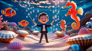 Ollie Octopus and the Ocean Band 🐙 | Fun Animated Nursery Rhyme for Toddlers Sing Along