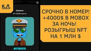 4000$ за 1 ночь в MOBOX и розыгрыш NFT MOMO на 1.000.000 долларов