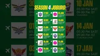 joburg all matches for sa20 2026#ipl #cricket