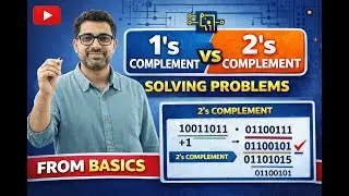 1&rsquo;s Complement & 2&rsquo;s Complement Explained | Addition Problems | Digital Electronics