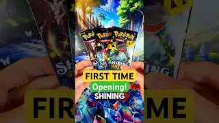 FIRST TIME Opening Shining Fates Pok&eacute;mon Cards! Did I get lucky?  #pokemon