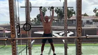 Barbell Push Press - Thalasso Spa & Gym - Caleta De Fuste - Fuerteventura