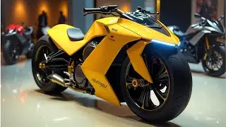 🔥 Futuristic Motorcycle With Ultra-Wide Tires &ndash; Next-Gen Hyperbike Design!