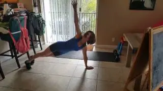 Alternating Side Plank Reach