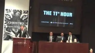 Leonardo DiCaprio and Christie's Auction House, 'The 11th Hour'