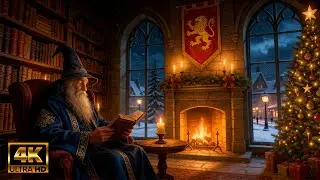Peaceful Winter Evening By The Wizard’s Fire