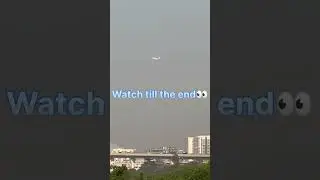 This Plane Looks Slow, But Watch Closely✈️😳 #aviation #travelshorts #mumbai #dubai #airindia #shorts