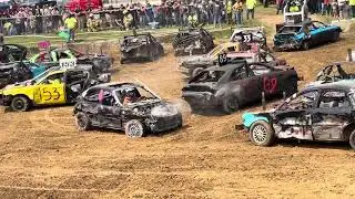 Good neighbors day Demolition Derby Roberts Wisconsin 2025 (Chain Compacts)