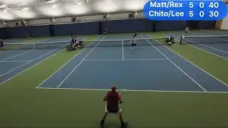 USTA Men&rsquo;s 3.5 Doubles. Latuchie vs NCRC 1D.