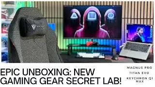 Secretlab MAGNUS Pro & TITAN Evo XL Unboxing + First Impressions | Keychron Q1 Max | AK_MUSIQ