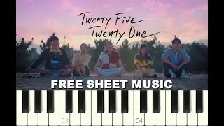STARLIGHT from Twenty-five twenty-one, Taeil, 2022, Piano Tutorial with free Sheet Music (pdf)