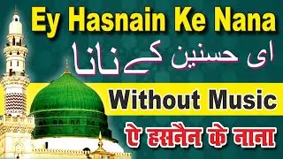 Ae Hasnain Ke Nana || Kar Do Karam || Naat Without Music || No Haram Music || Milad Raza Qadri