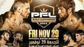 PFL 10 2024 Championship Fighters Top 15 Finshes.