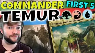 First Five Temur Commander Cards to Consider That Are More Savage Than a Punch