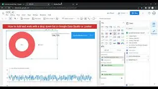 How to Add and work with a drop down list in Google Data Studio or Looker | Drop Down List in Looker