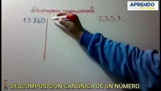 DESCOMPOSICI&Oacute;N CAN&Oacute;NICA DE UN N&Uacute;MERO
