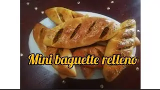 mini baguette rellenos/ stuffed mini baguettes
