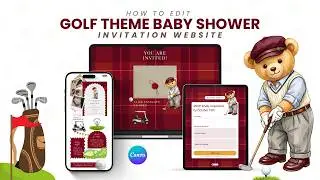 Editable New to Club Baby Shower Invitation Website Template with RSVP | Edit & Customize In Canva