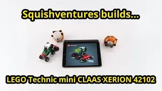LEGO Technic Mini CLAAS XERION 42102 B model, stop motion build