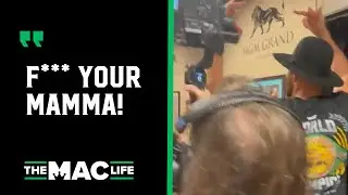 Tyson Fury and Deontay Wilder cross paths backstage: 