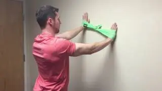 Scapular Stabilization: Wall Clocks - side view