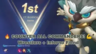 🔥 Wrestlers + Inferno Fiend: Counter Semua Commander! | Magic Chess MLBB Gameplay 🎮