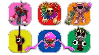 POPPY PLAYTIME  4, MECHA TITAN PIG, SONIC AMY LOVE, SPRUNKI BLUE PHASE, HORROR RADDY RED, FAN LIME