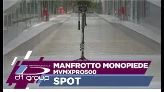Manfrotto Monopiede video XPRO+ con base fluida e testa video ( mod. MVMXPRO500 )