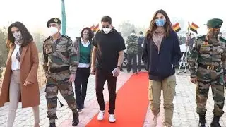Akshay Kumar visited Army Cantonment in Jaisalmer &bull; On the Occasion of Army Day