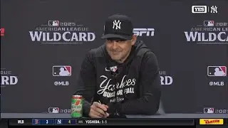 Aaron Boone on clutch Game 2 win, who will start Game 3