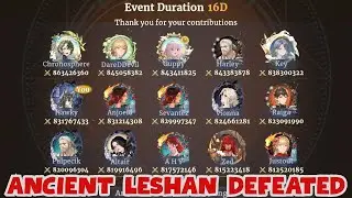 ANCIENT LESHAN DEFEATED - CONGRATS TO ALL RANKERS [SWORD OF CONVALLARIA]