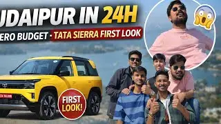 I Found The NEW Tata Sierra in Udaipur! 😱 | Full Day Travel Vlog 🇮🇳