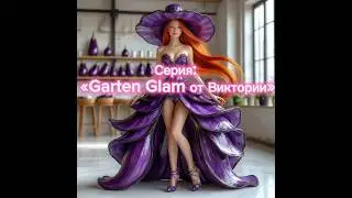 🖼️ Серия: Garten Glam от Виктории🍆 Мода. Эпатаж. Сюрреализм. И щепотка овощной провокации.