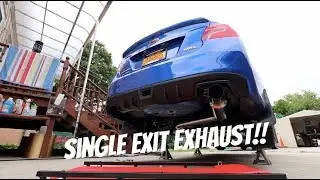 2018 WRX | Invidia N1 Race Single Exit Install!