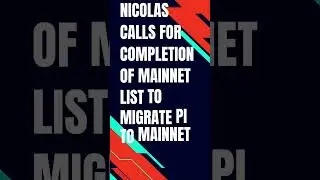 Picoreteam, Nicolas sends message on Pi network group chat about open mainnet #pinetworktoday