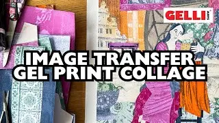 Gelli Arts&reg; Image Transfer Collage by Marsha Valk
