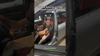 CAR SALESMAN ACTS DIFFERENT AFTER A GOOD MONTH #automobile #cardealer #funny #dealershiplife