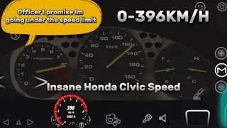 Honda Civic Type R Top Speed 0-396KM/H in CPM (Insane)