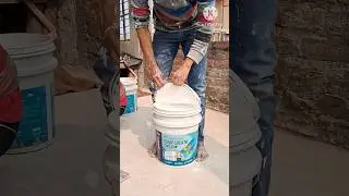 Asian paints  damp sheath exterior primer Backet open #shorts #viral #painting #art #wallpaint #reel