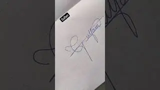 Comment your name #signature #explore #art #shorts #youtubeshorts #explorepage #foryou #calligraphy