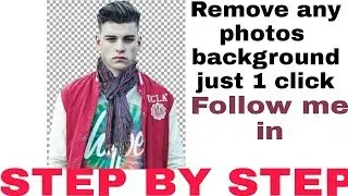 Remove any photos background just 1 click in picsart||Sunny das Hd video ||