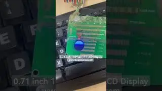 Super Mini 0.71 inch 160*160 SPI Small Round TFT LCD Display Module 12Pin GC9D01 Circular LCD Screen